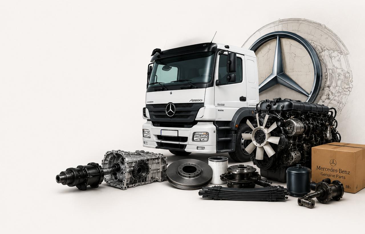 Запчастини для вантажних Mercedes-Benz з розбірки